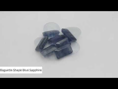 Natural loose gemstone bangkok blue sapphire (neelam) chakra...