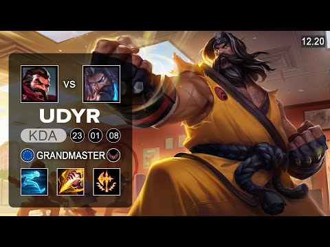 Udyr vs Graves Jungle - EUW Grandmaster - Patch 12.20 Season 12