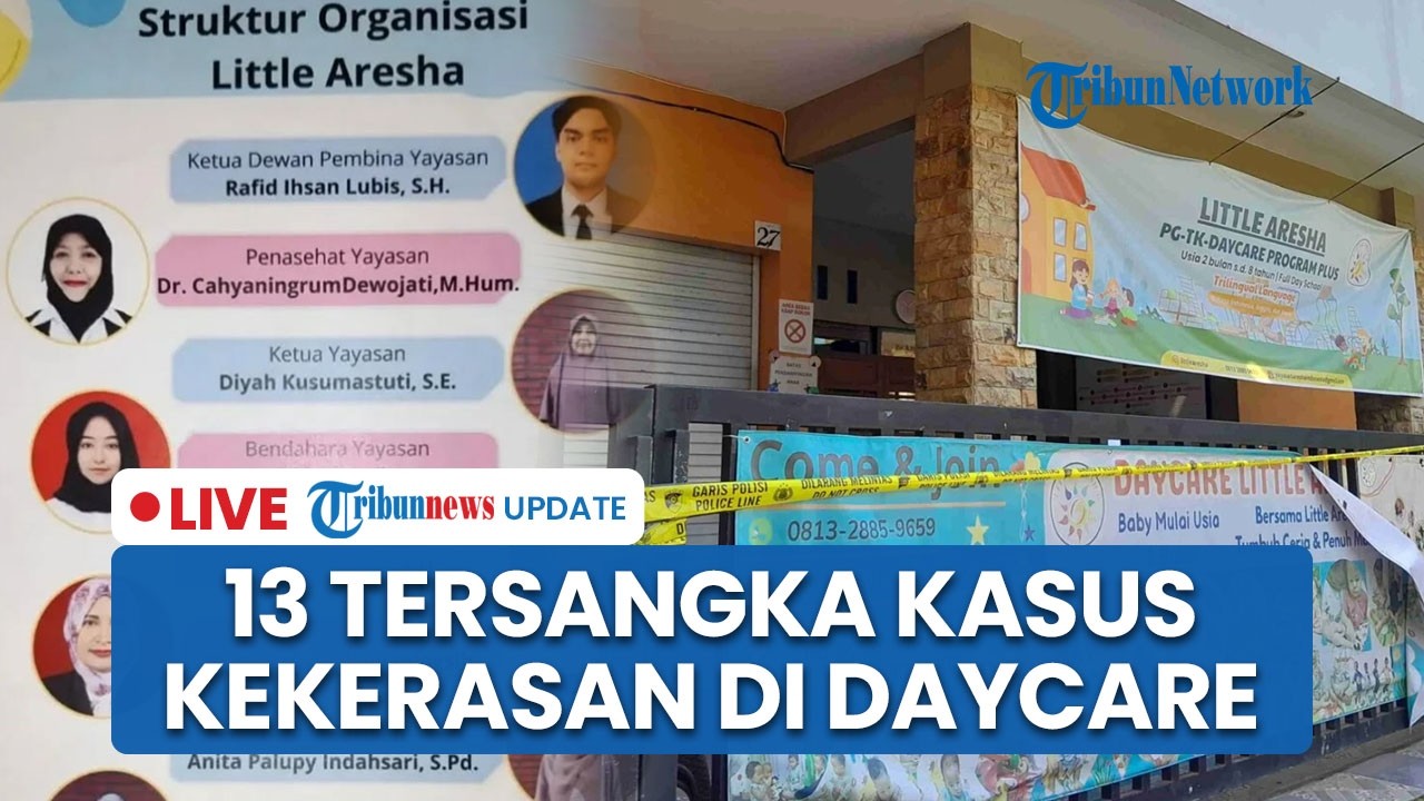 LIVE: Polisi Tetapkan 13 Tersangka Kasus Penganiayaan di Daycare Jogja, 53 Bocah Alami Kekerasan