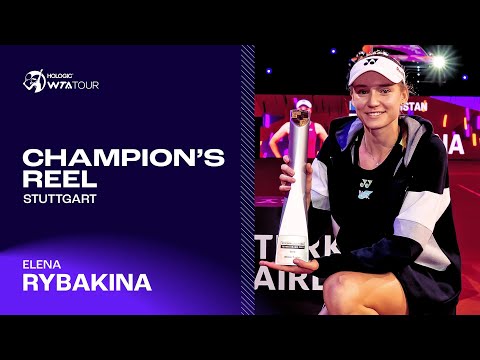 Теннис Third title of the season for Stuttgart Champ Elena Rybakina