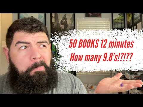 50 BOOKS BACK FROM CGC BUT HOW MANY HIT 9.8?! Also find out which books got rejected and see why!