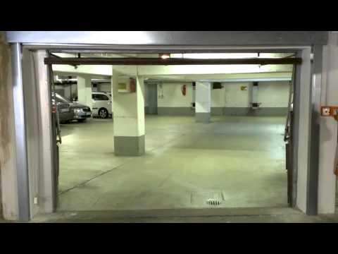 Feuerschutzvorhang in der Tiefgarage