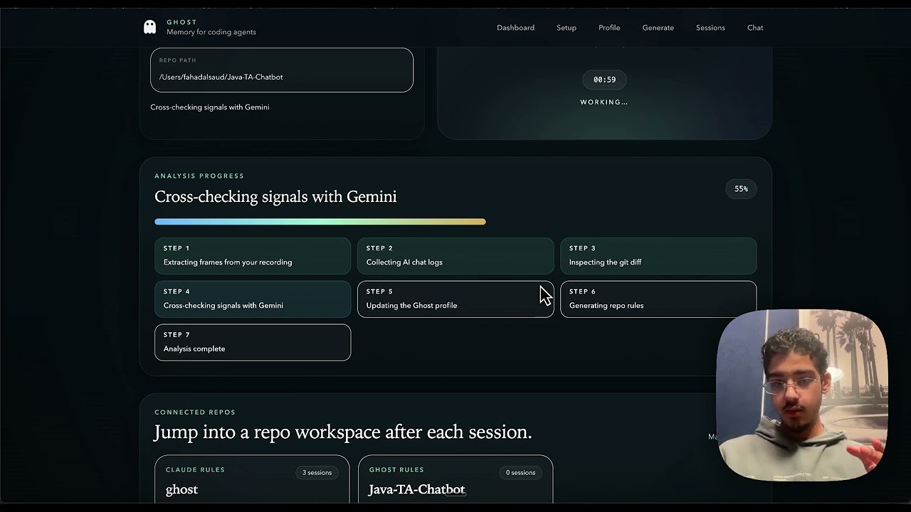 Ghost project preview
