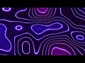 Abstract Purple & Blue Wave patterns Background | 2 hours 4k Screensaver | Neon Lines