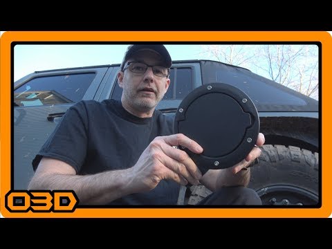 Fuel Filler Door Install - 2015 Jeep Wrangler JK / JKU