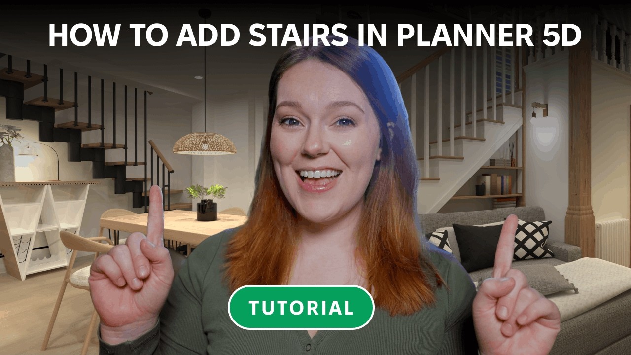 How to Build a Staircase in Planner 5D video thumbnail