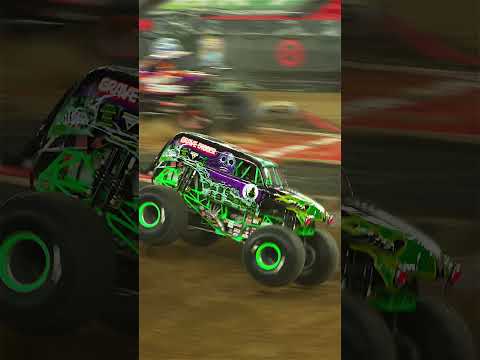 The black & green wrecking machine holds off a world champ & is your JCB racing champion in Glendale