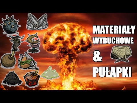 WSZYSTKIE Materiały Pirotechniczne i Pułapki w Don't Starve!