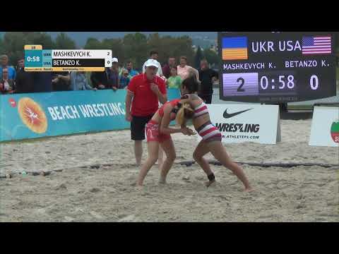 Round 3 Women's BW - 50 kg: K. MASHKEVYCH (UKR) v. K. BETANZO (USA)