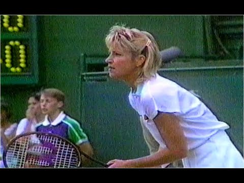 Chris Evert vs. Alexia Dechaume Wimbledon 1988 R1 💛