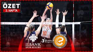 ÖZET | İlbank - Eczacıbaşı Peron İstanbul | Vodafone Sultanlar Ligi 3. Hafta