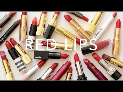 Top 25 Red Lipsticks | Collection and Swatches