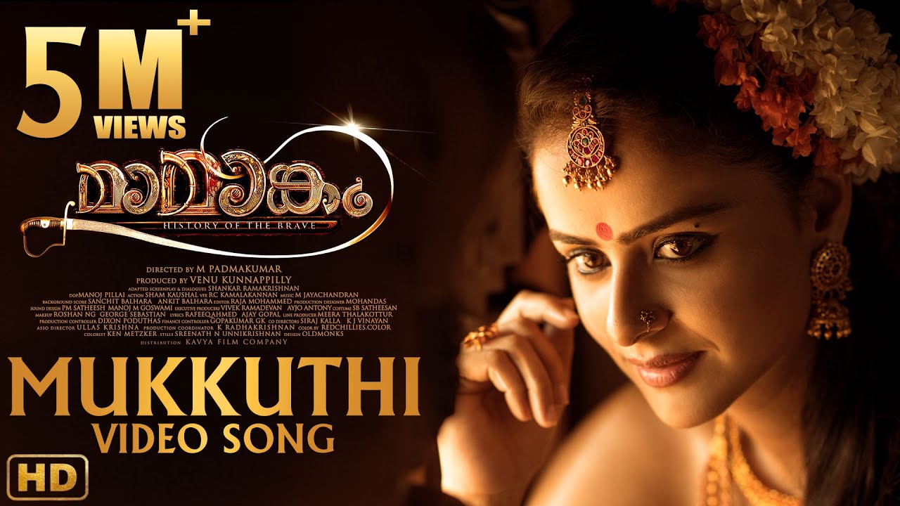 Mukkuthi Lyrics  | Mamangam | Mammootty, Unni Mukundan | Shreya Ghoshal | M Jayachandran