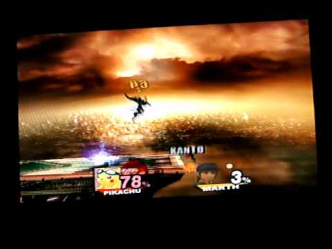 Kanto(pika) vs. Cura(marth) .AVI