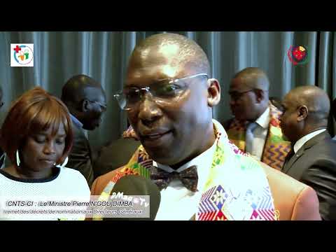 Santé : Le Ministre Pierre N'GOU DIMBA remet des décrets de nomination aux Directeurs Généraux