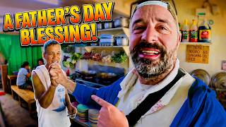 Filipino PARES and a Father's Day size TIP for the owner!