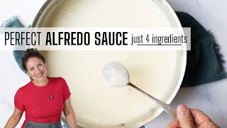 How To Make Alfredo Sauce With Just 4 Ingredients!