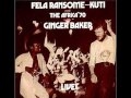 Fela Kuti & Ginger Baker - Drum Solo (Part 1)
