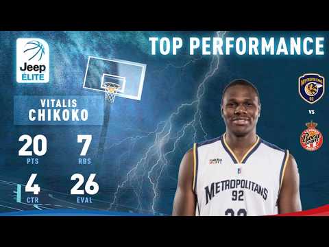 Vitalis Chikoko (20 points) Highlights vs. Monaco