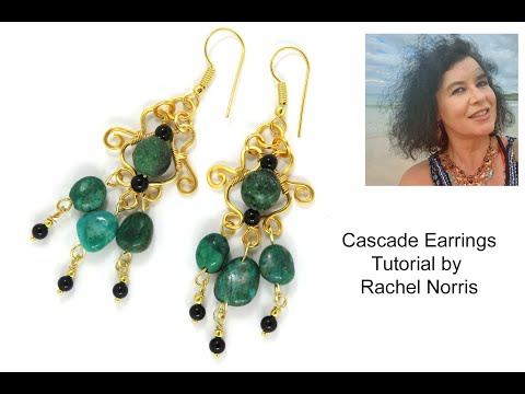 Cascade Earrings &  Necklace Tutorial by Rachel Norris