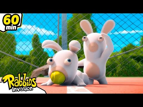 Rabbid, Set and Match! | RABBIDS INVASION | 1H New compilation | Cartoon for kids