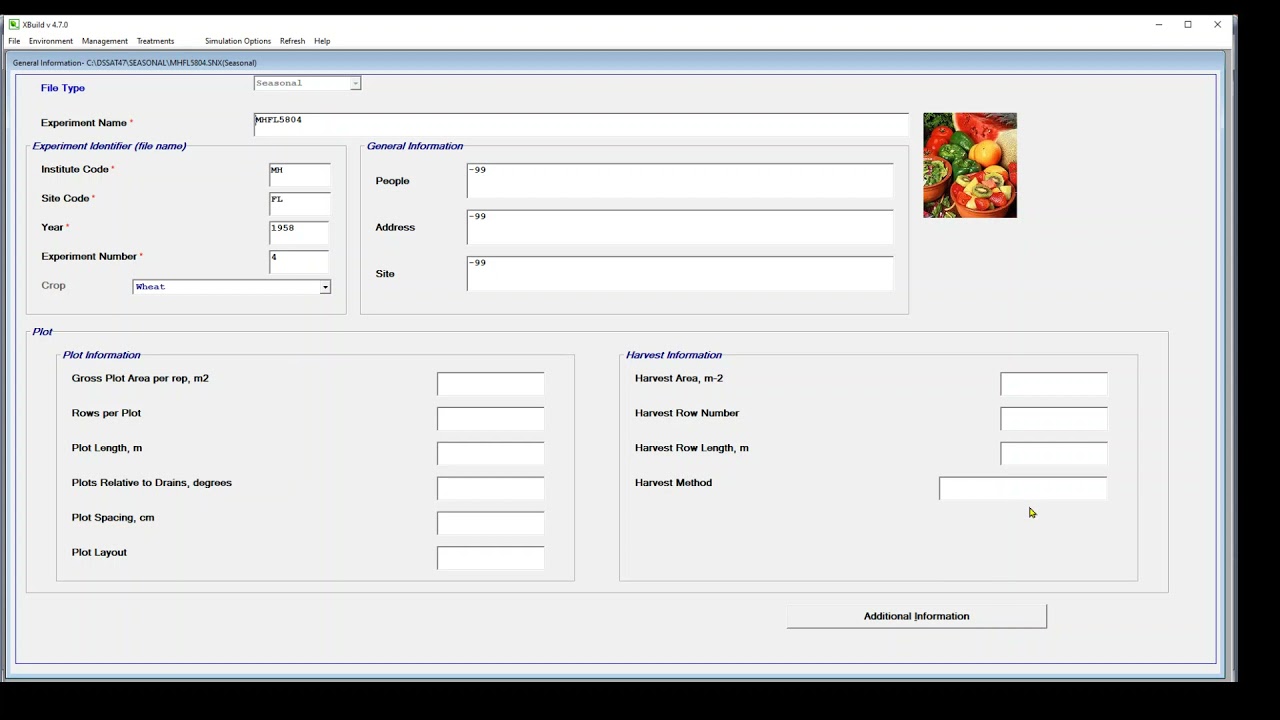 How to create a DSSAT simulation