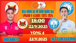 NINH BINH MEETS NAM DINH ROUND 4 V-LEAGUE 2025-2026