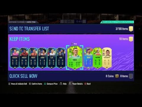 Opening my 87+ rare Players 10 Pack I got a decent pull !!!! @Fifa Br0z