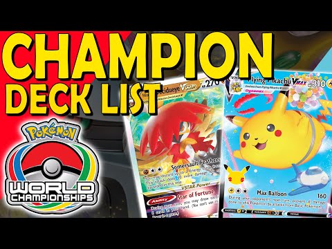 This 1st Place List Beats EVERYTHING | World Championships 2022 Pokemon TCG Arceus Pikachu Decidueye