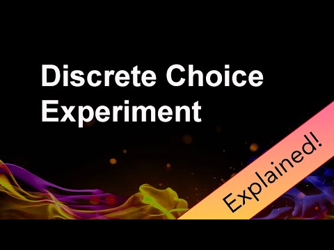 Discrete Choice Experiment: Explained!