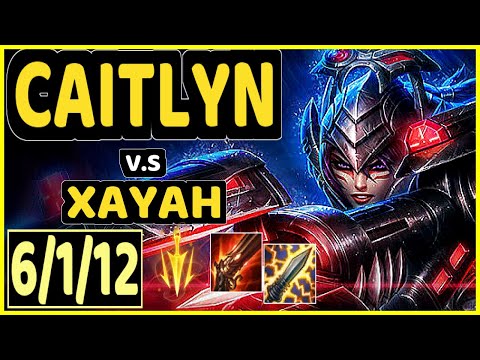 FORG1VEN (CAITLYN) vs XAYAH - 6/1/12 KDA BOTTOM ADC CHALLENGER GAMEPLAY - EUW