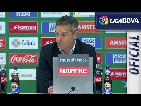 Rueda de Prensa de Escribá tras el Elche CF (1-1) Sevilla FC - HD