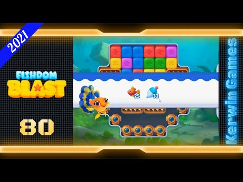 Fishdom Blast Level 80 - Super Hard Level - No Boosters - 26 moves (2021)