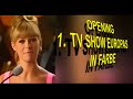 Erste TV Show Europas In Farbe IFA 1967 Dietmar Schönherr Vivi Bach