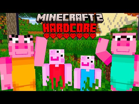 Hardcore Minecraft 2 with Peppa Pig!