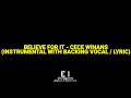Believe For It - Cece Winans (Instrumental With/Backing Vocal - Lyric)