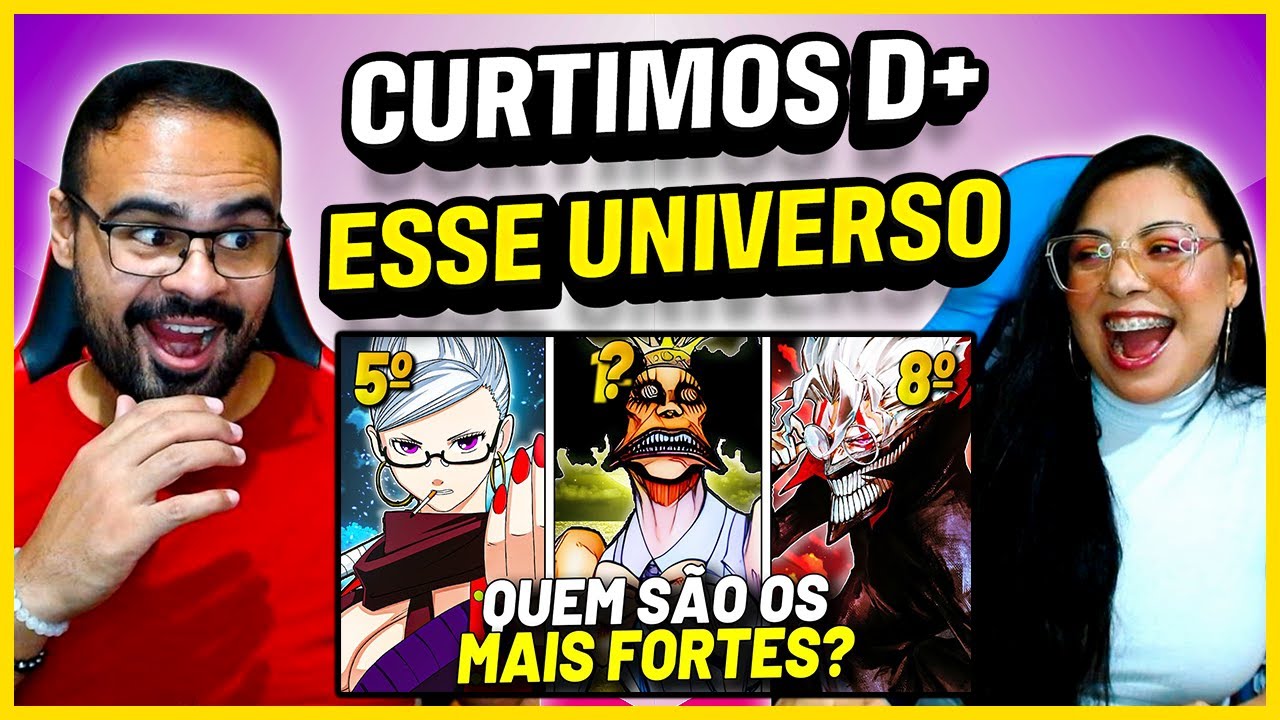 REACT JOVEM OTAKU | OS 10 PERSONAGENS MAIS FORTES DE DANDADAN