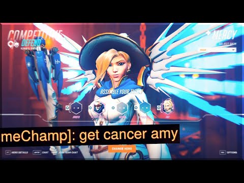 They went CRAZY on me :D - Overwatch 2 Mercy Main Competitive Gameplay