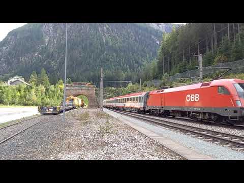 Ersatzzug rj 596 bei Tauernsperre in Böckstein, 2021