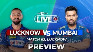 #IPL2023, #LSGvMI | Can Rohit & Co. seal their Playoffs berth in Lucknow?
