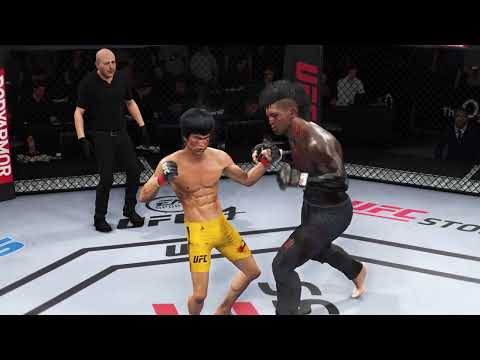 UFC4 Bruce Lee vs Shark Killer EA Sports UFC 4 - Epic Fight