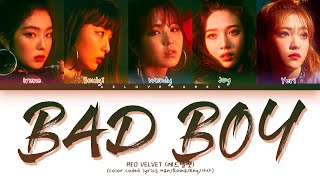 Red Velvet (레드벨벳) - 'Bad Boy' - Lyrics [Color Coded lyrics Han/Roma/Eng/가사]