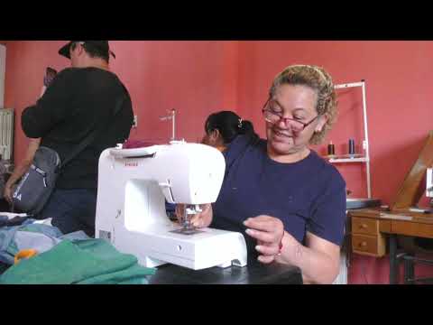 Textiles de Aguaray cuentan con el apoyo del Gobierno para la confección de delantales