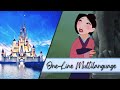 Mulan Reflection One Line Multlanguage S T