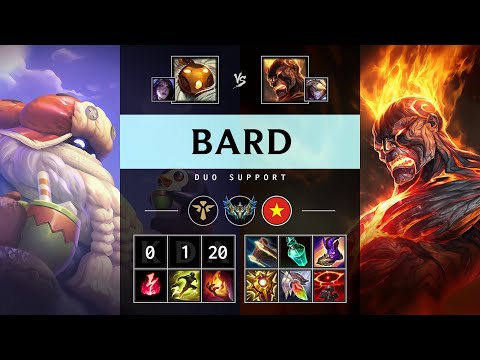 Bard Support vs Brand - VN Challenger Patch 25.08