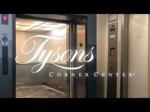 AWESOME Vintage Montgomery Hydraulic Service Elevator - Tysons Corner Center - Tysons, VA