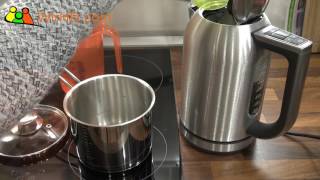 KITCHENAID WASSERKOCHER Bouilloire Unboxing Review Test Vergleich mit Induktionsherd