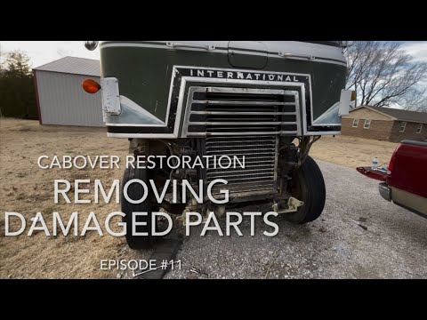 Cabover Restoration episode #11. Removing some damaged parts so I can repair them.