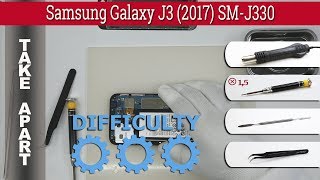How to disassemble 📱 Samsung Galaxy J3 (2017) SM-J330 Take apart Tutorial