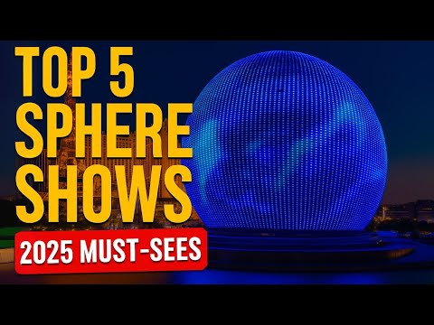 Top 5 Las Vegas Sphere Shows in 2025 You Can’t Miss! 🔥 (Immersive Concert Experiences)